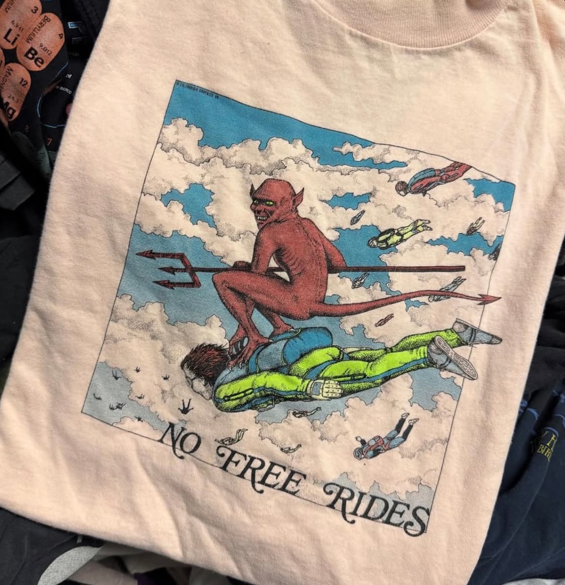 90s No Free Rides T shirts 상품이미지1