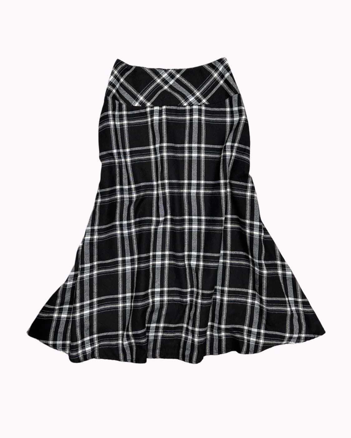 check flare long skirt 상품이미지1
