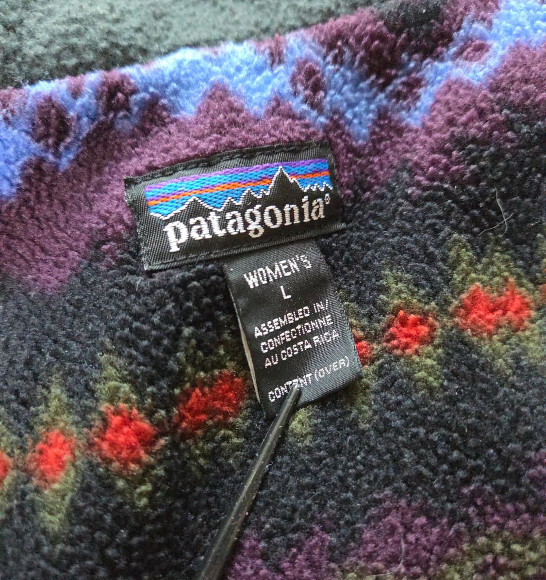 (L)파타고니아 Rare 아즈텍 신칠라 플리스 라인 파카 올리브 상품이미지5