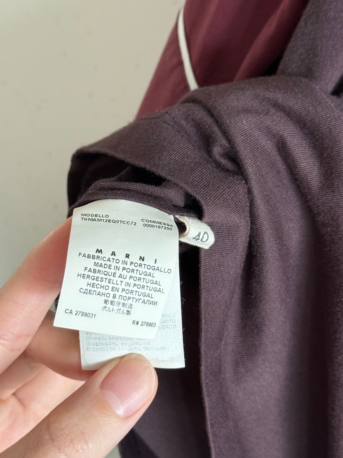 마르니 반팔 티셔츠 (EU 40) 상품이미지4