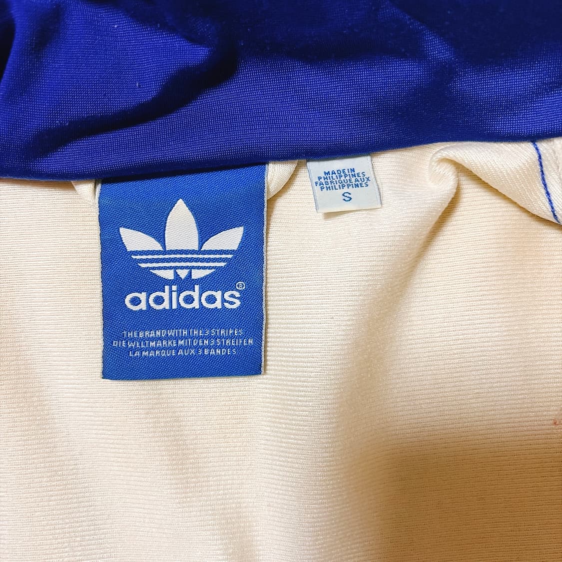 아디다스 첼시 트랙탑 흰파 져지 S 상품이미지3