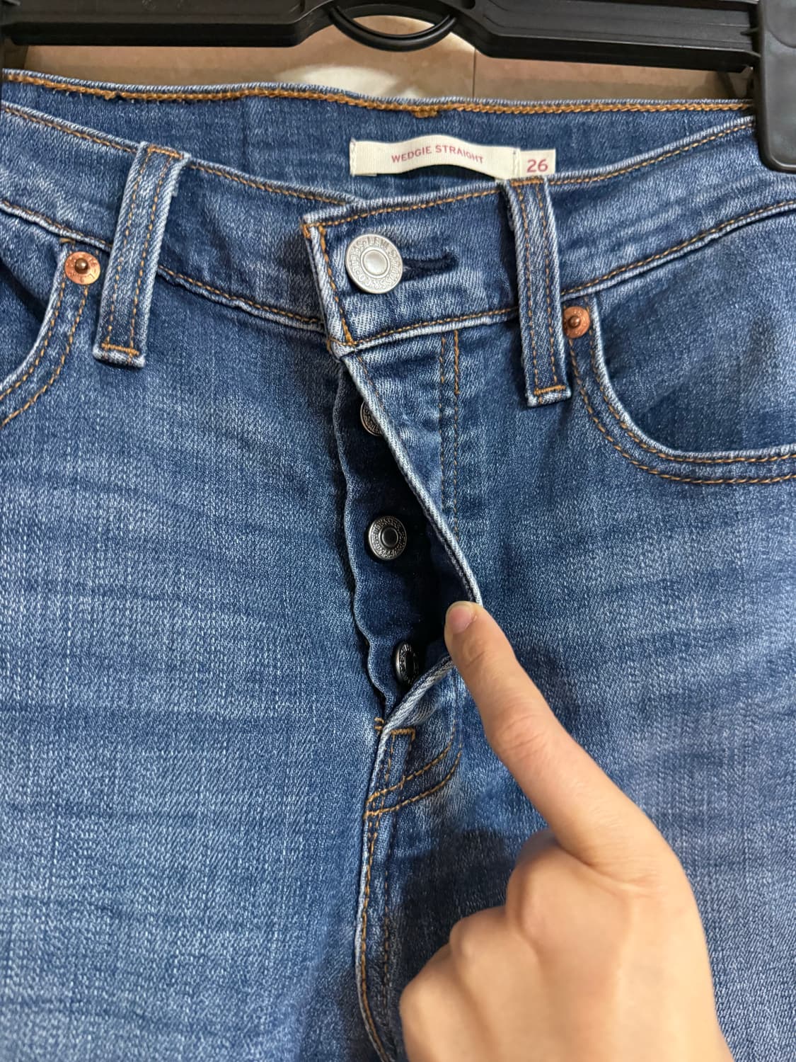 리바이스) 웻지 스트레이트핏 데님 상품이미지4