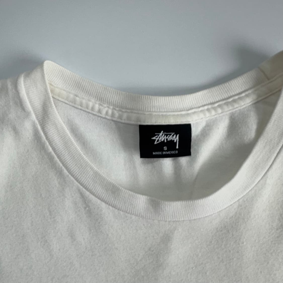 Stussy 스투시 백 퍼플 로고 반팔 상품이미지5