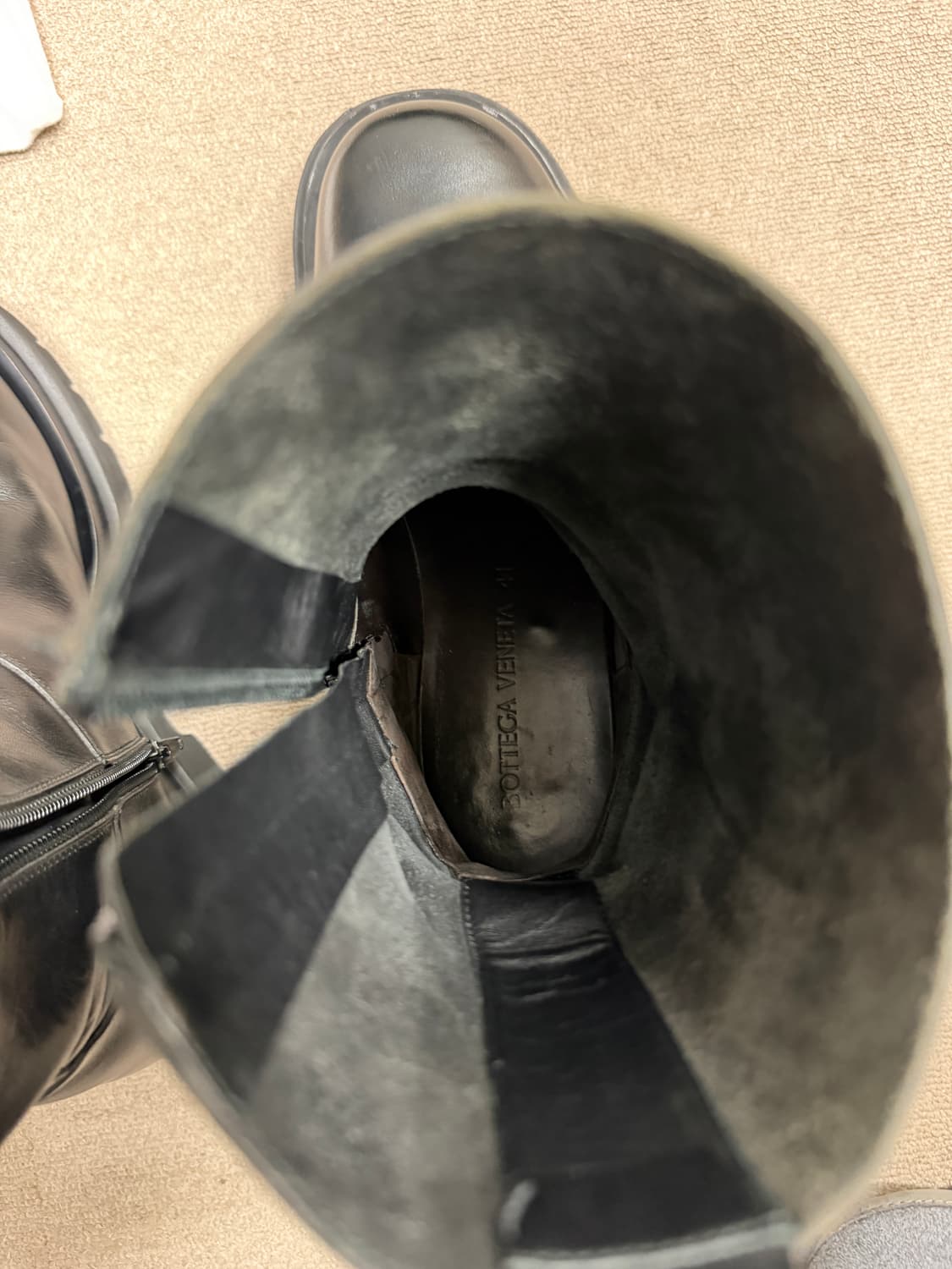 보테가베네타 러그부츠블랙 41(지퍼형) 상품이미지9