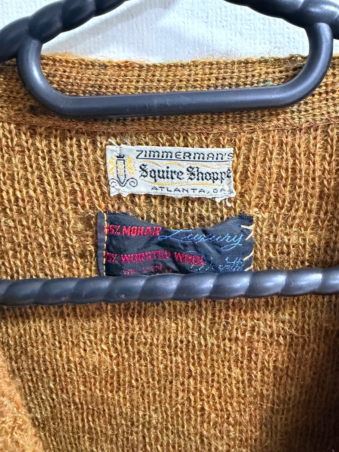 60년대 빈티지 커트코베인 모헤어 가디건 상품이미지3