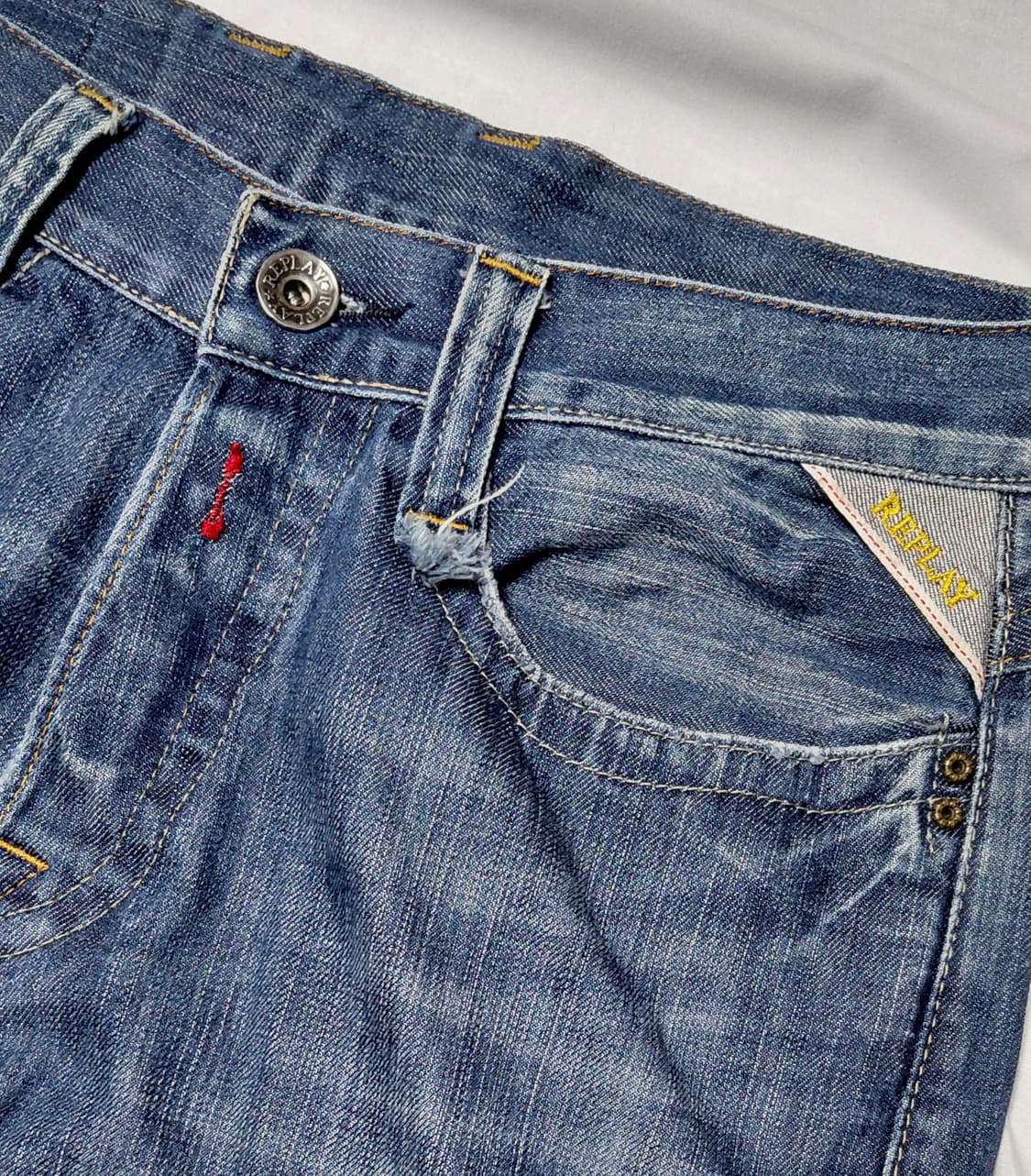 리플레이(REPLAY) 빈티지 워싱 데님 청바지 (29x32) 상품이미지1