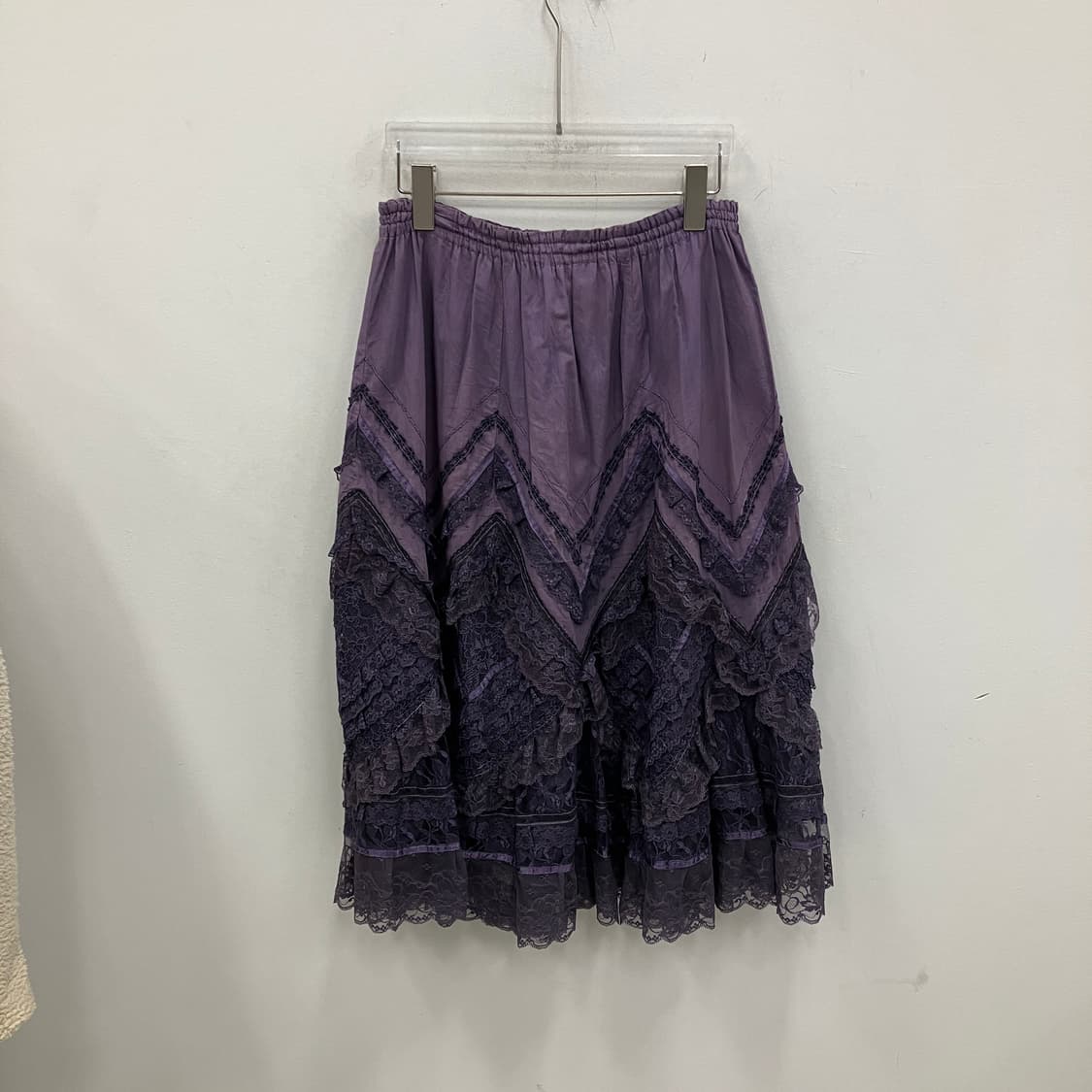 빈티지 레이스 코튼 롱 스커트 상품이미지1