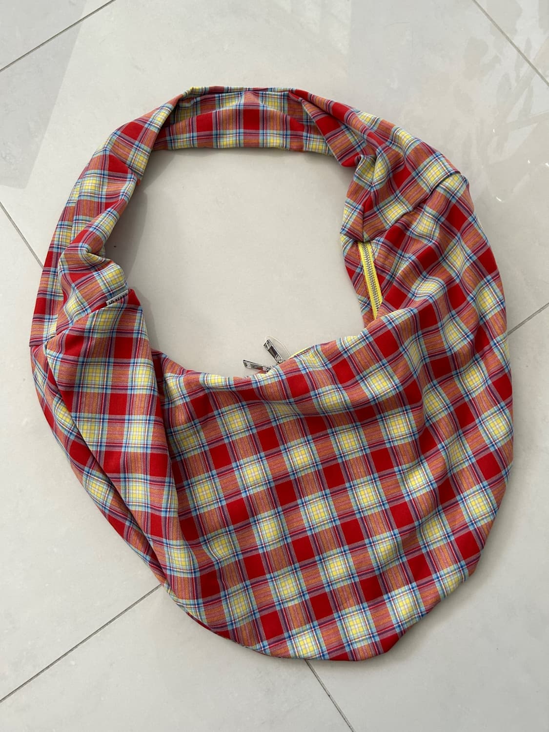 Check round eco bag 상품이미지2