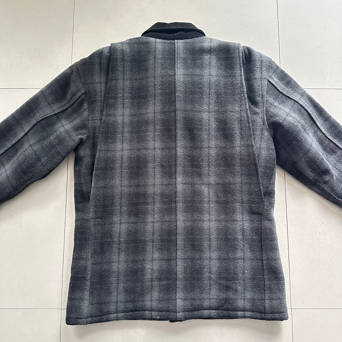 12년 칼하트 램스울 체크 초어 코트 (S) 상품이미지8