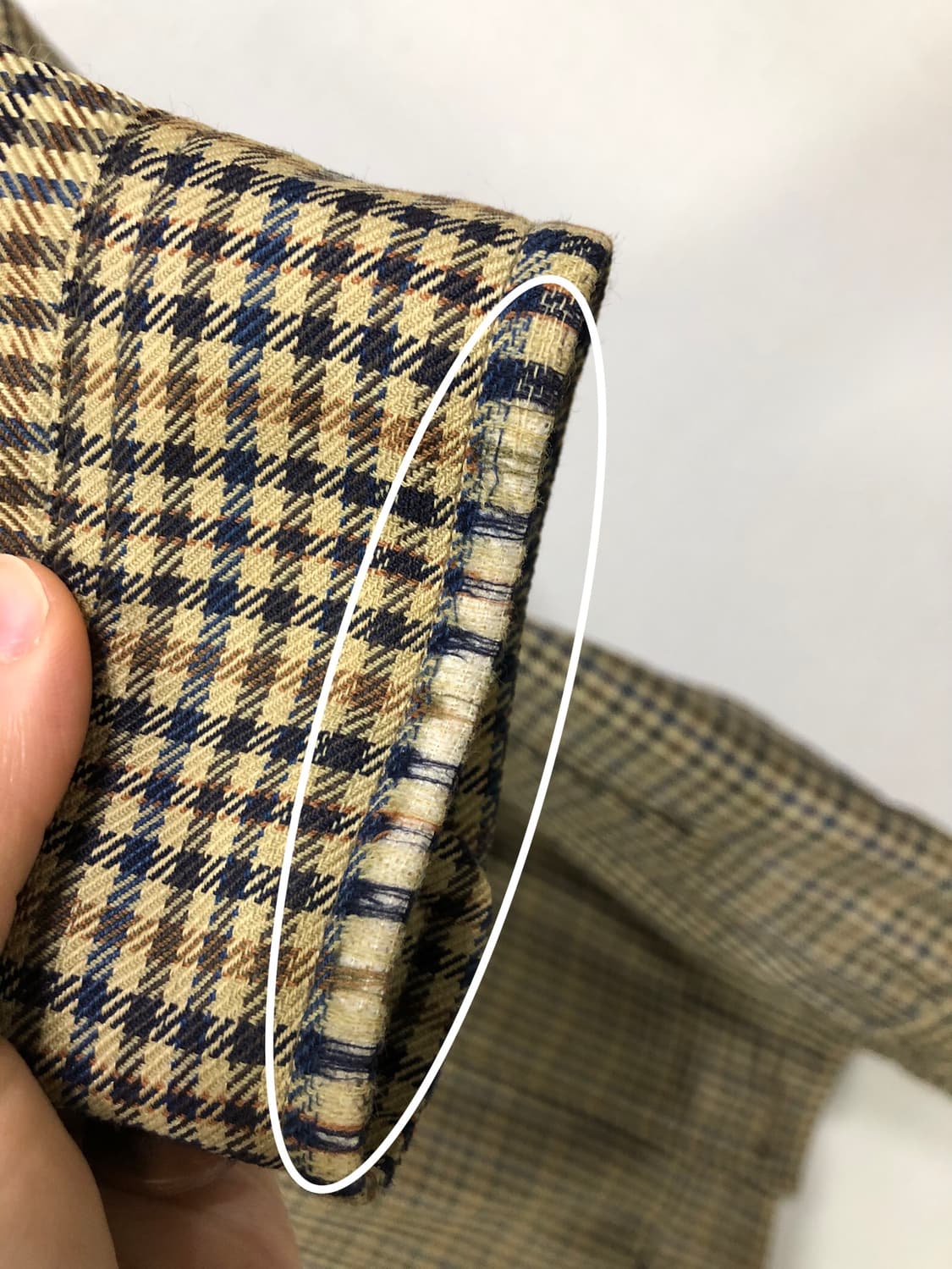 YSL 입생로랑 남성 오버핏 헤링턴 블루종 울 자켓 _ 카키 상품이미지10