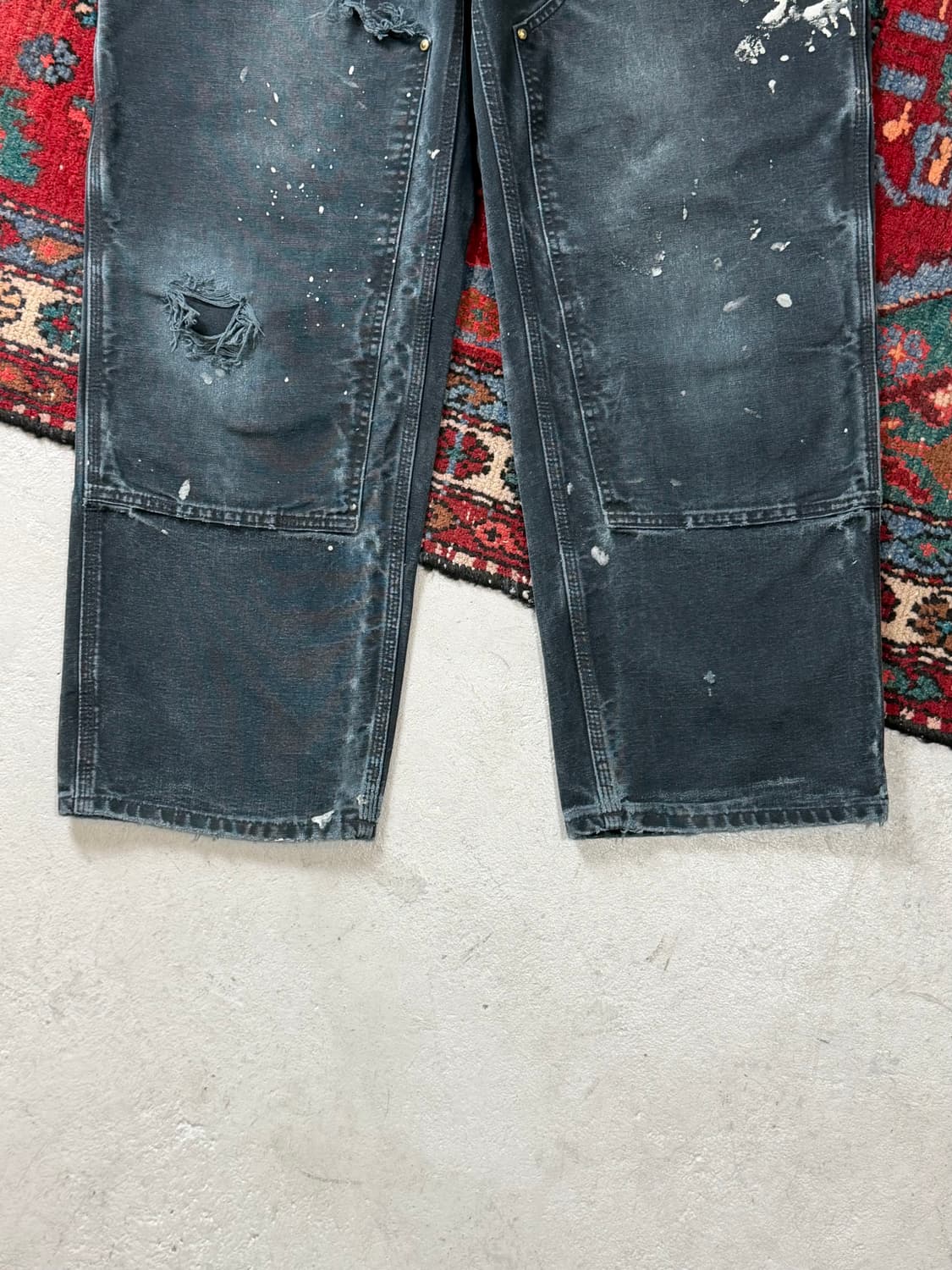 OG USA Made 칼하트 더블니 블랙 칼하트 B01 썩블니 상품이미지7