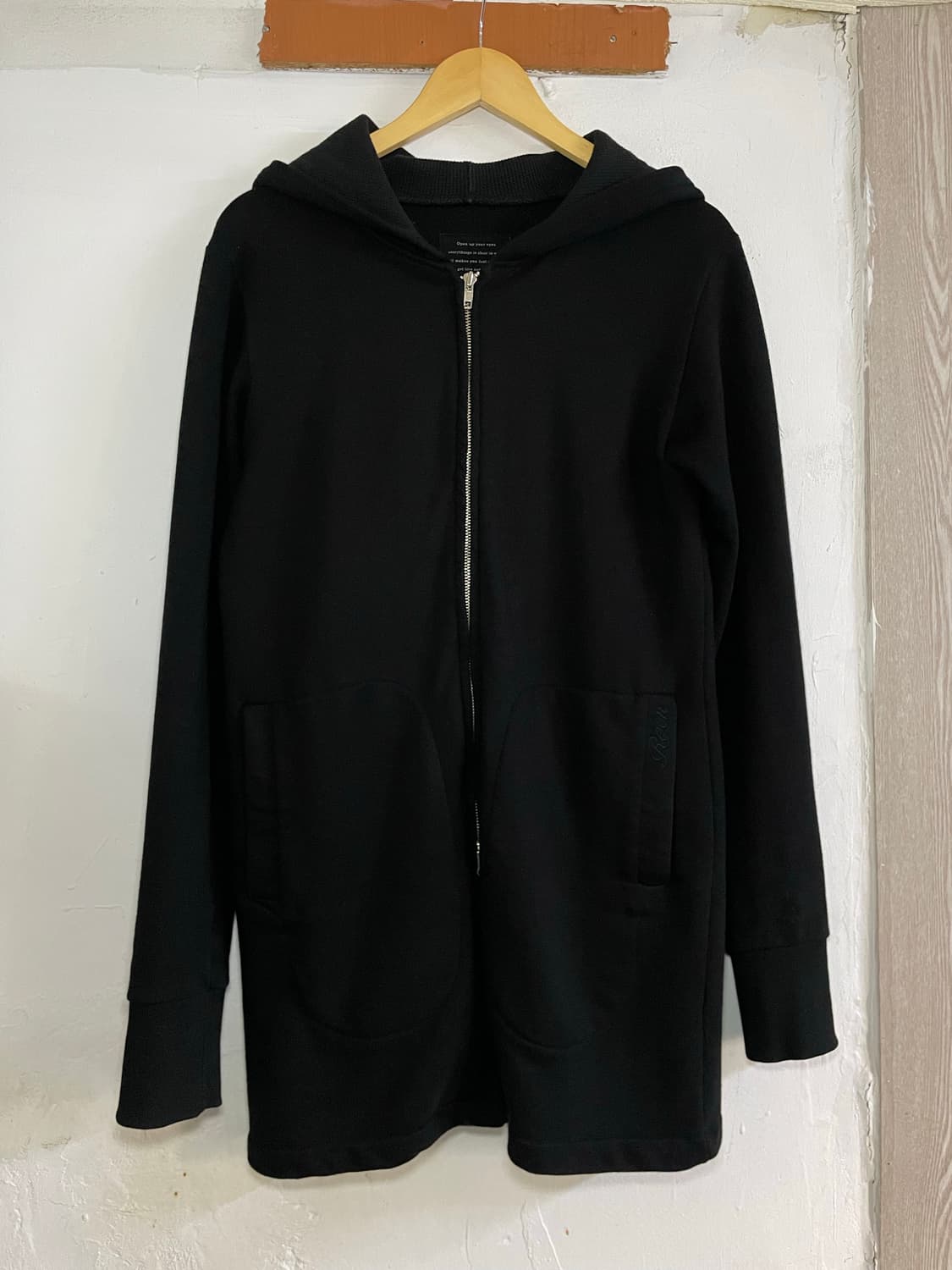 스컬 스터드 롱 후드 집업 상품이미지2