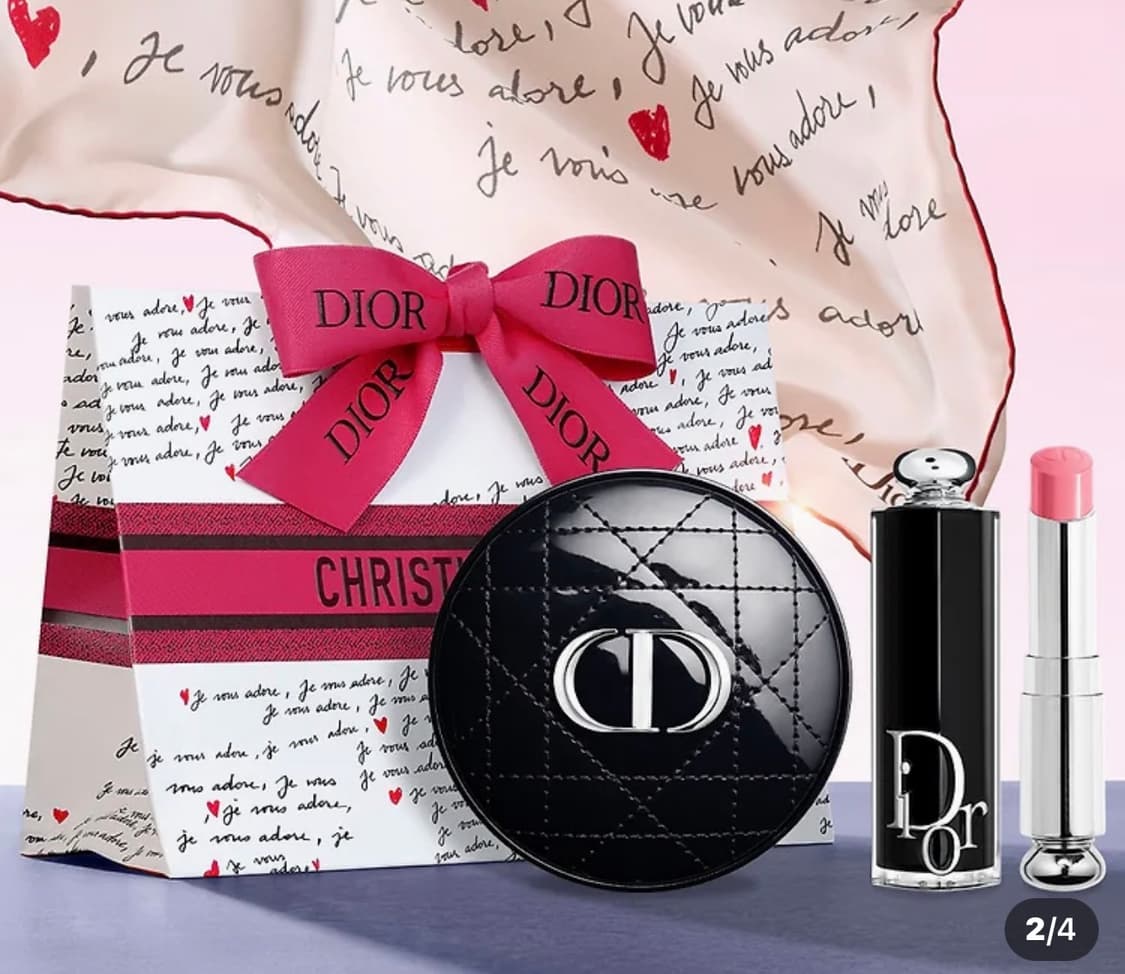 미개봉) 바이닐 까나쥬 쿠션 & 디올8 립스틱 세트 (+디올 화이트 까나 상품이미지1