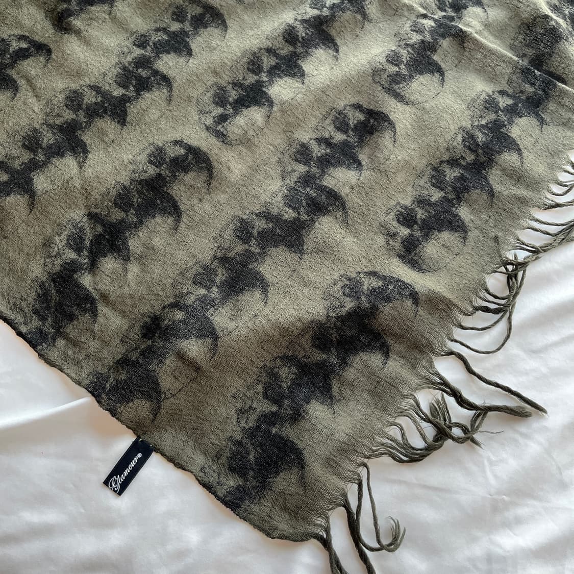 히스테릭 글래머 해골 스컬 머플러 목도리 스카프 스툴 상품이미지4