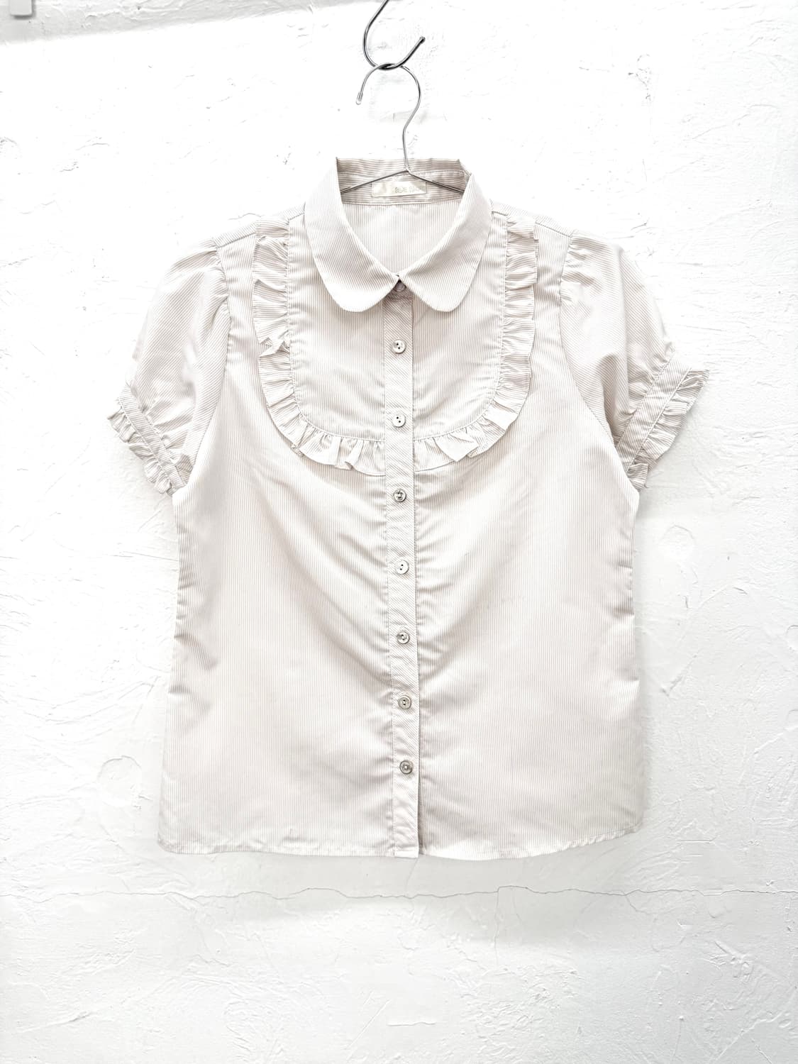 blue rogue 피터팬 카라 프릴 블라우스 상품이미지1