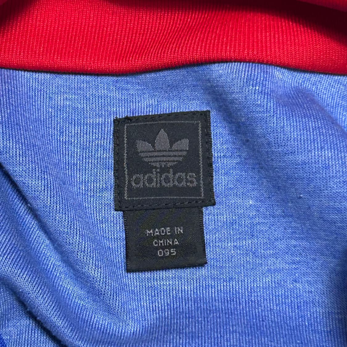 95 아디다스 프랑스 블루 레드 배색 트랙탑 상품이미지4