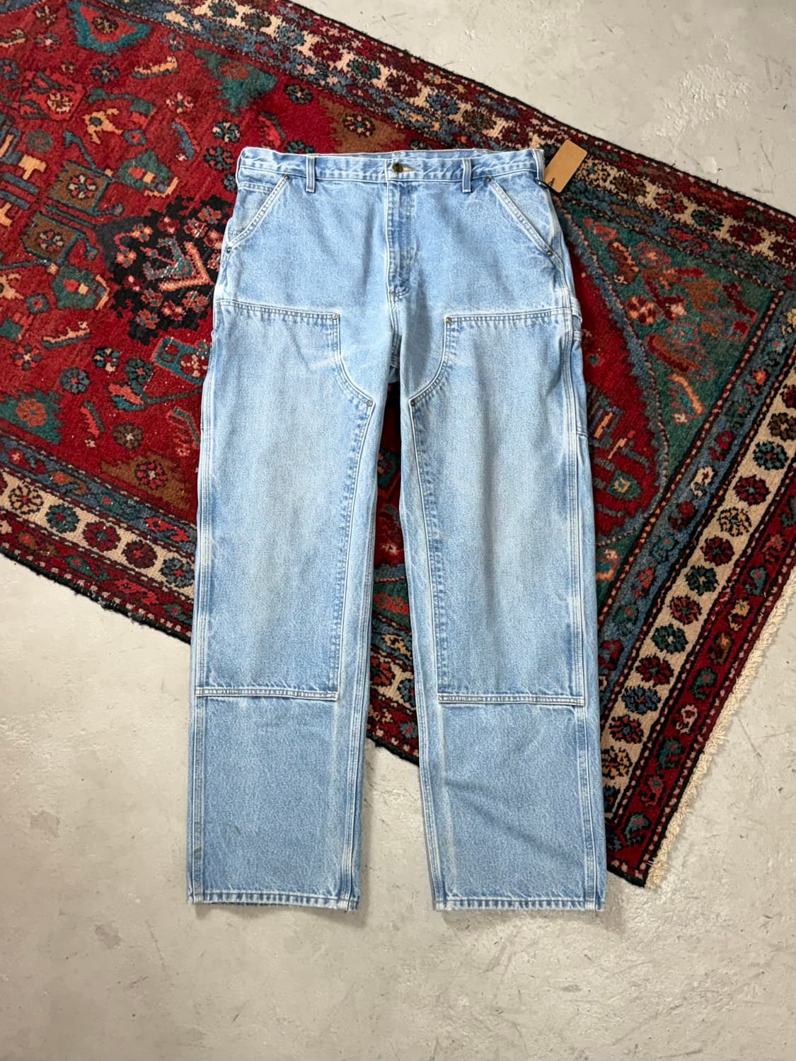 OG 칼하트 데님 더블니 칼하트 워크팬츠 썩블니 상품이미지1