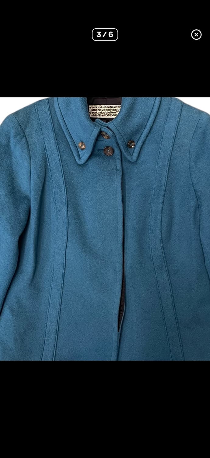 뉴욕인더스트리 커브드 라인 디테일 캐시미어 자켓 상품이미지3