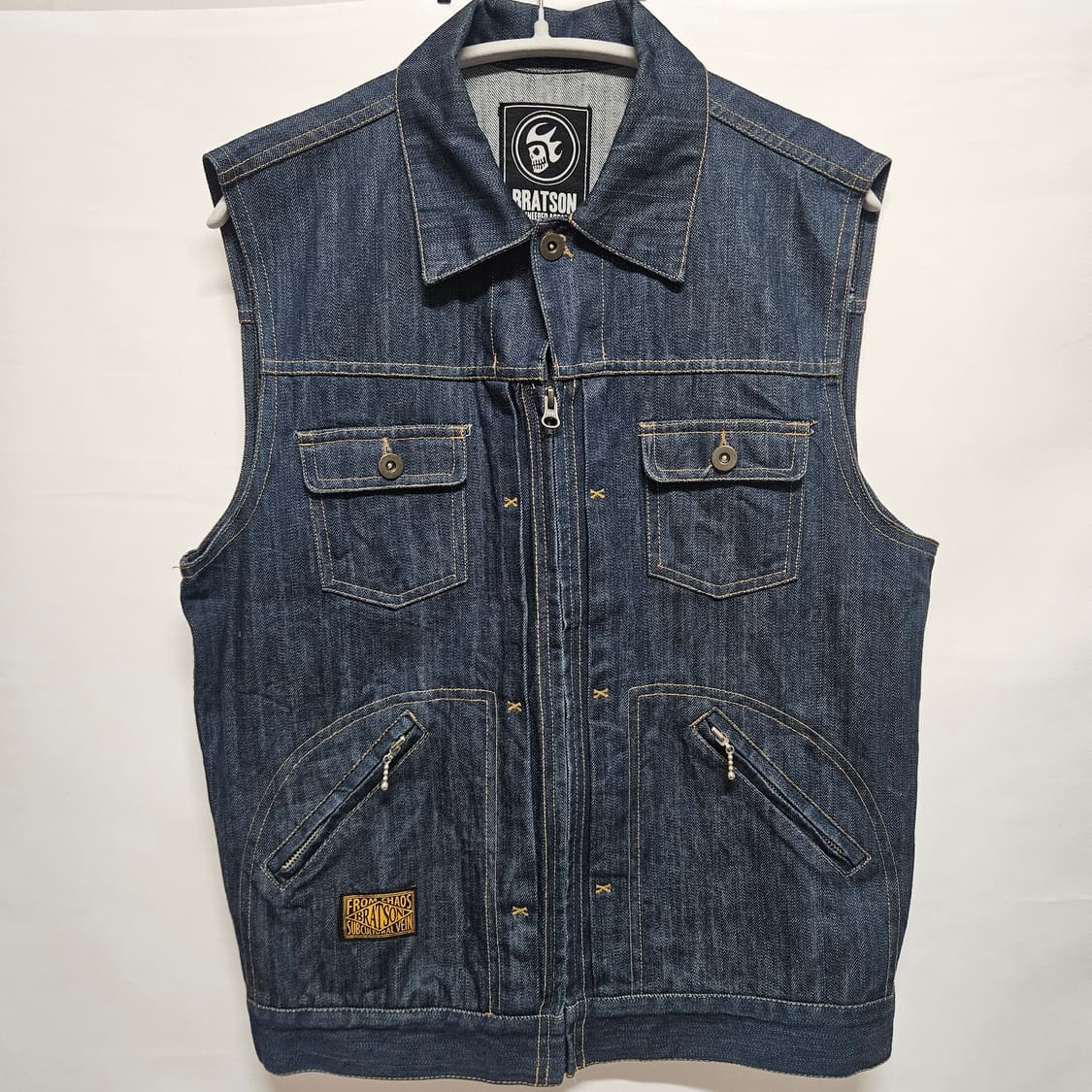 브랫슨 라이더 아메카지 베스트 데님 자켓 L 상품이미지1