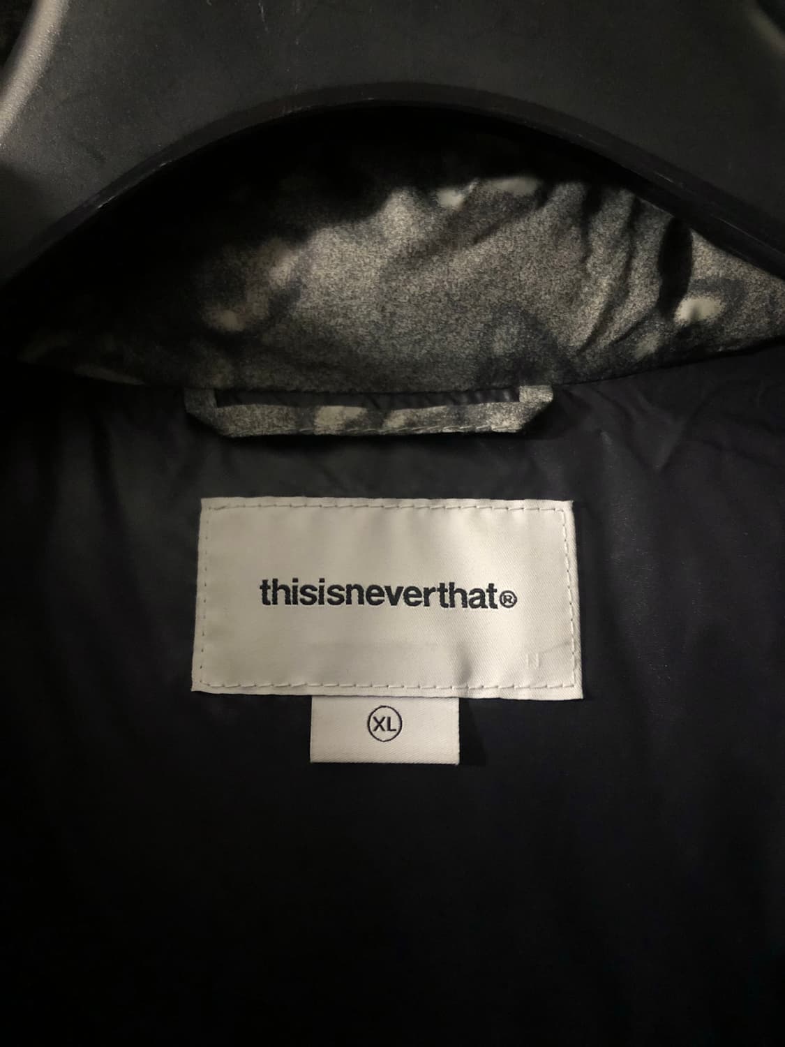 디스이즈네버댓 퍼텍스 T 다운 자켓 플라워 패딩 그레이 XL 상품이미지4