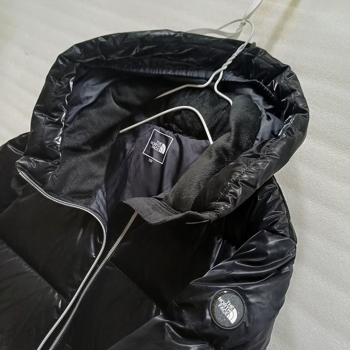 노스페이스 다운 오리털 후드 패딩 여아 아동 130 사랑봉봉 상품이미지5