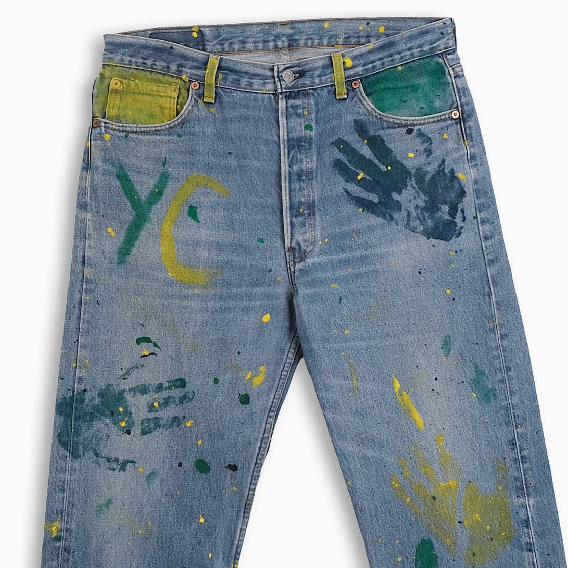 빈티지 리바이스 501 90s USA 핸드페인팅 LV50136508 상품이미지4