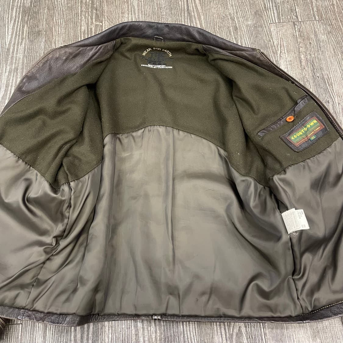 90's Vintage leather jacket 상품이미지6