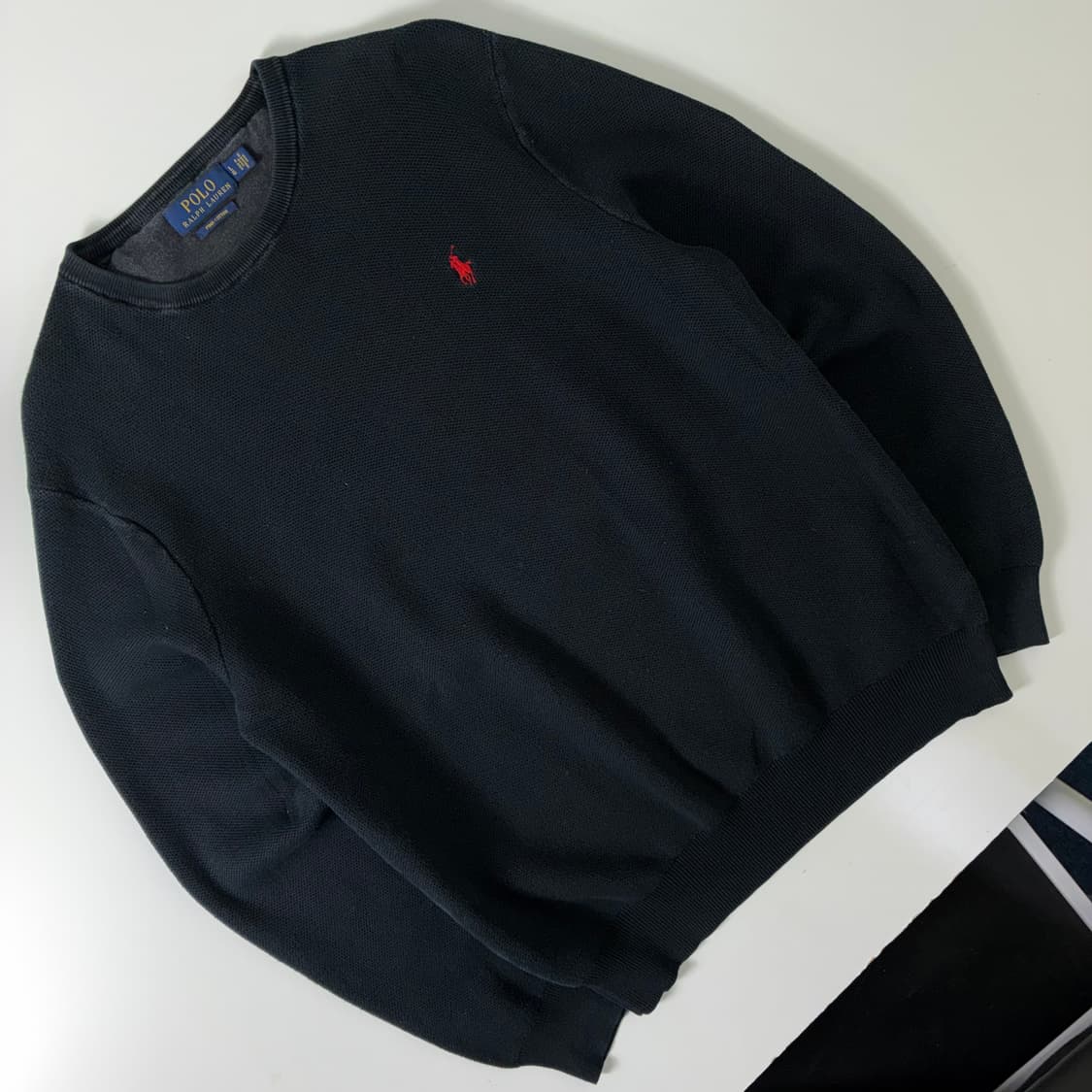 Polo 폴로 랄프로렌 다크블랙 라운드 니트 상품이미지2