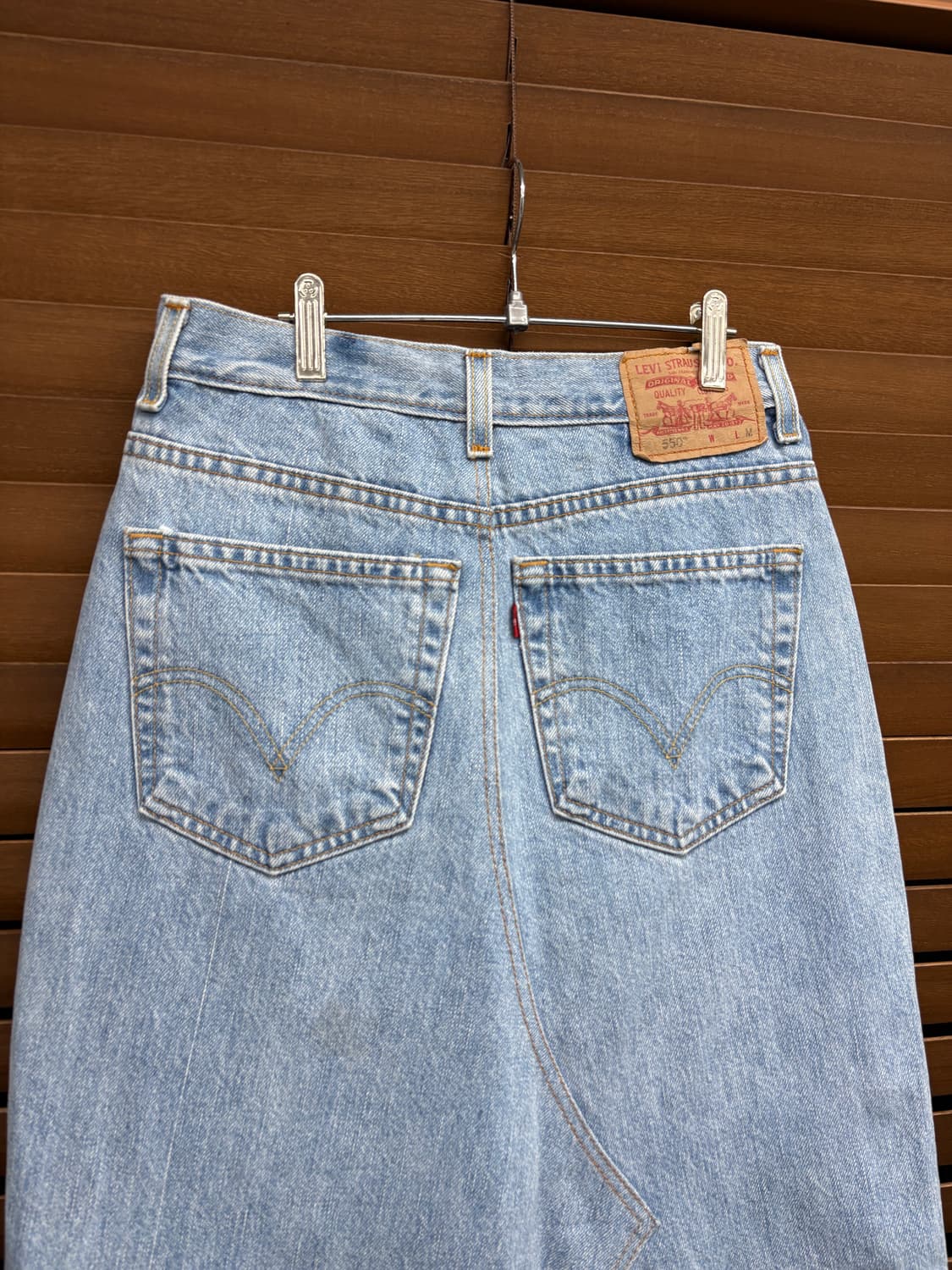 리바이스 빈티지 커스텀 데님 스커트 상품이미지2