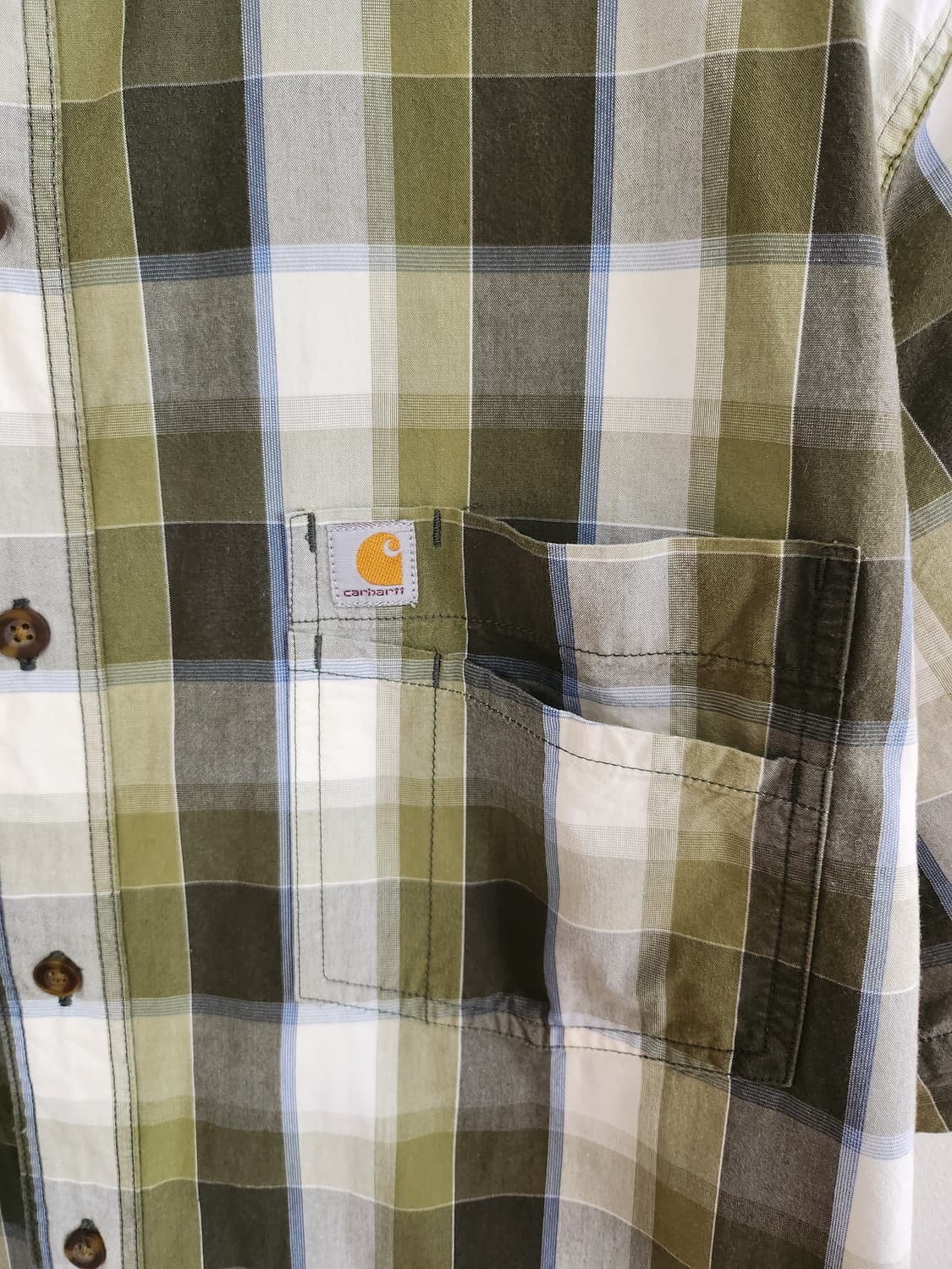 칼하트 체크반팔셔츠 (2XL  상품이미지3
