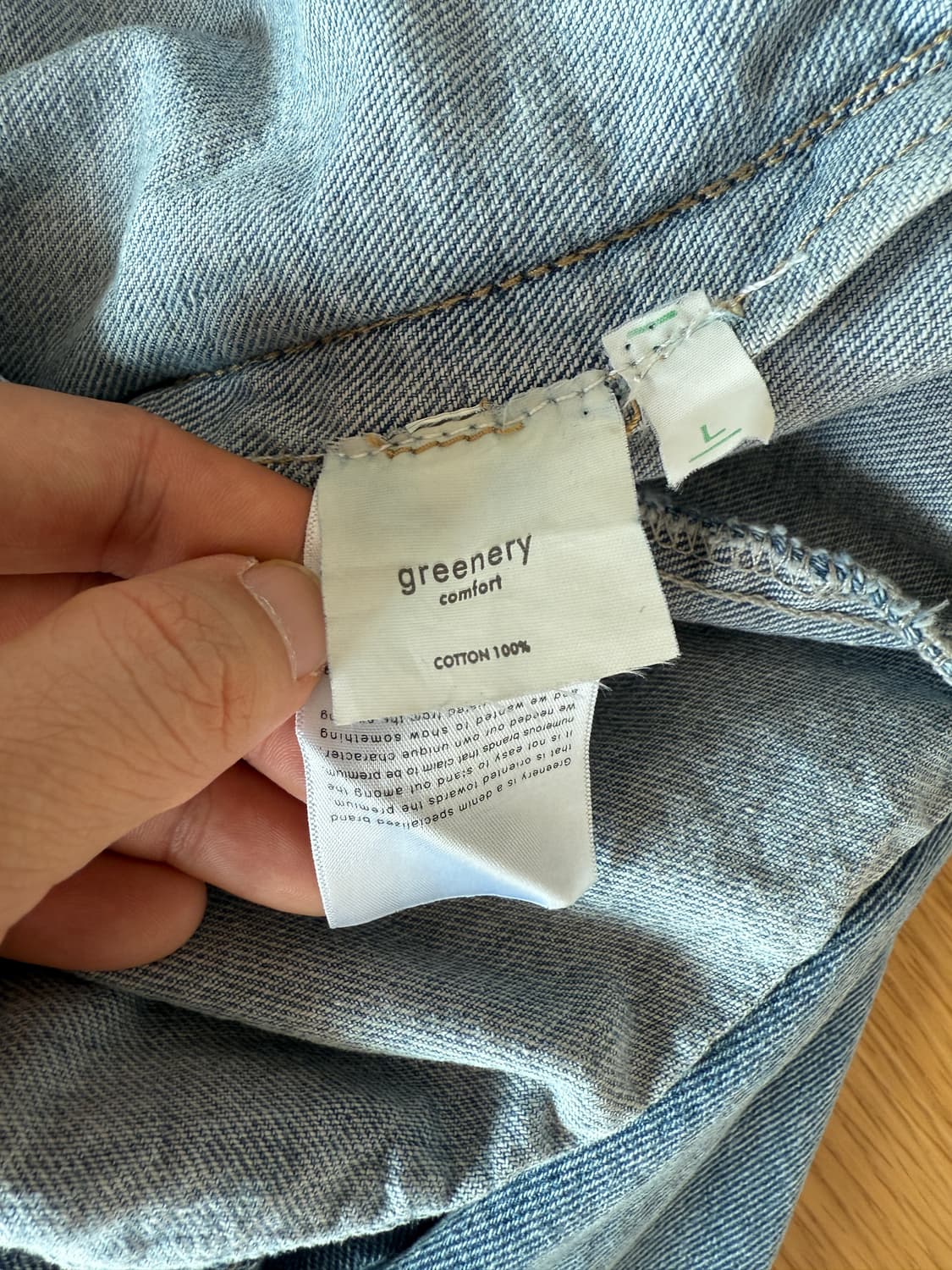 Pre owned 데님 후드 자켓 상품이미지7