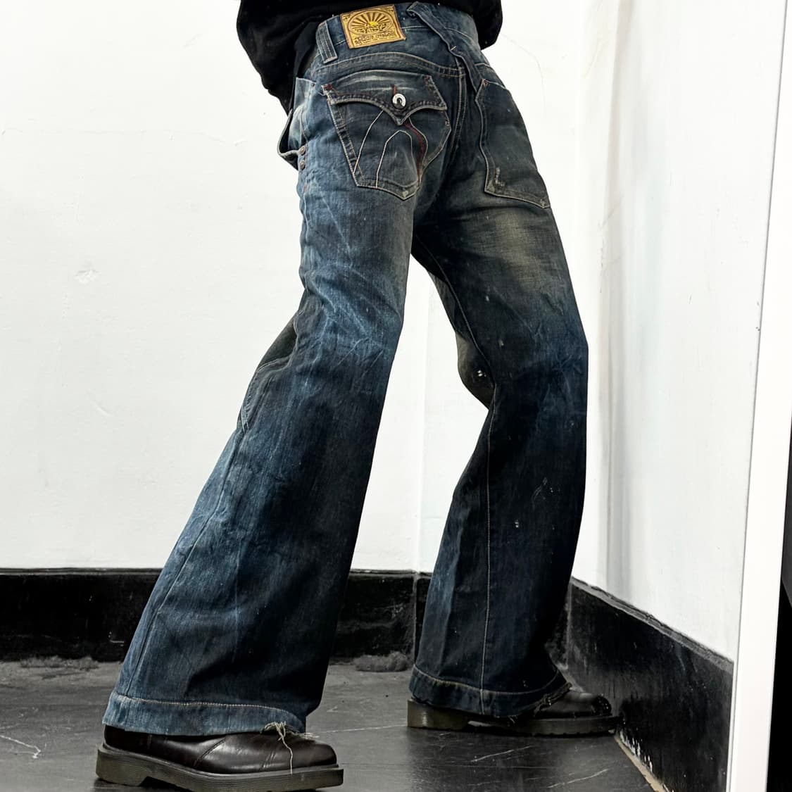 버커루 신치백 부츠컷 데님 팬츠 상품이미지1