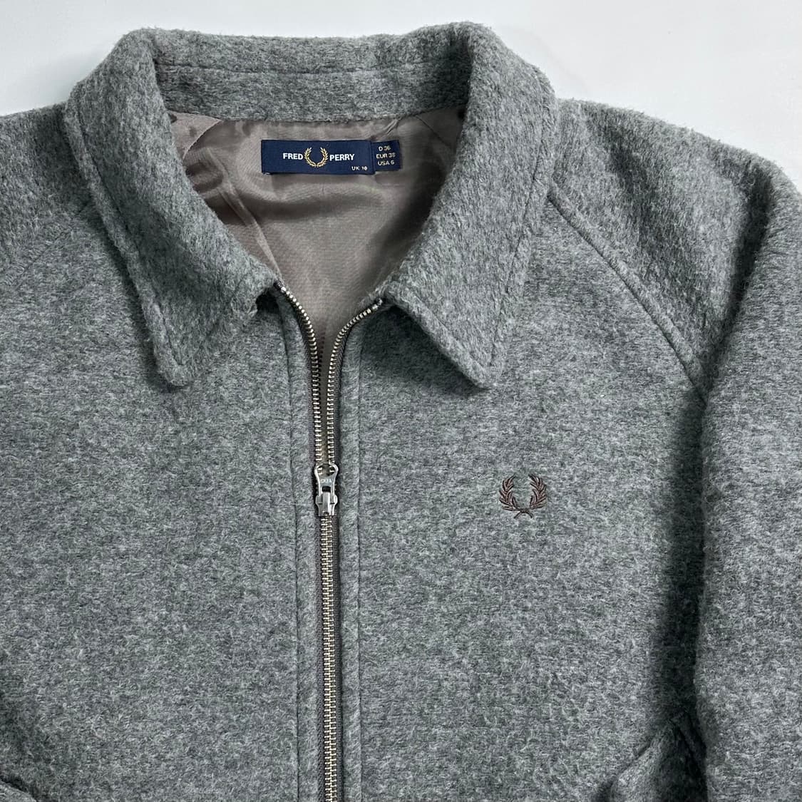 프레드페리 벌룬핏 울 블루종 자켓  상품이미지3