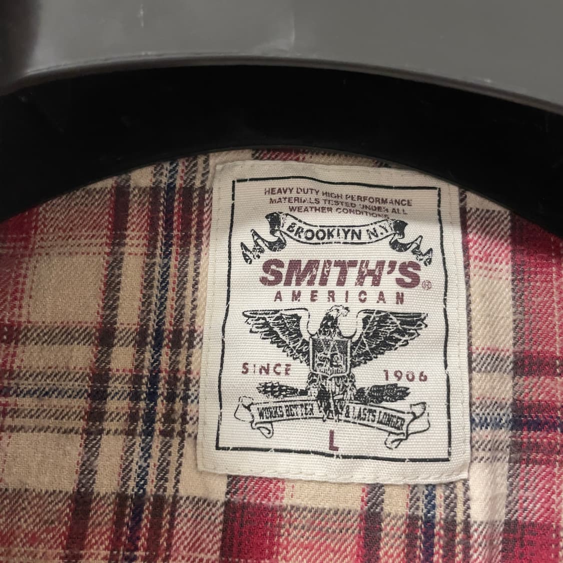 스미스 아메리칸 레드 웨스턴 체크셔츠(랭글러, 리, 리바이스, rrl) 상품이미지3