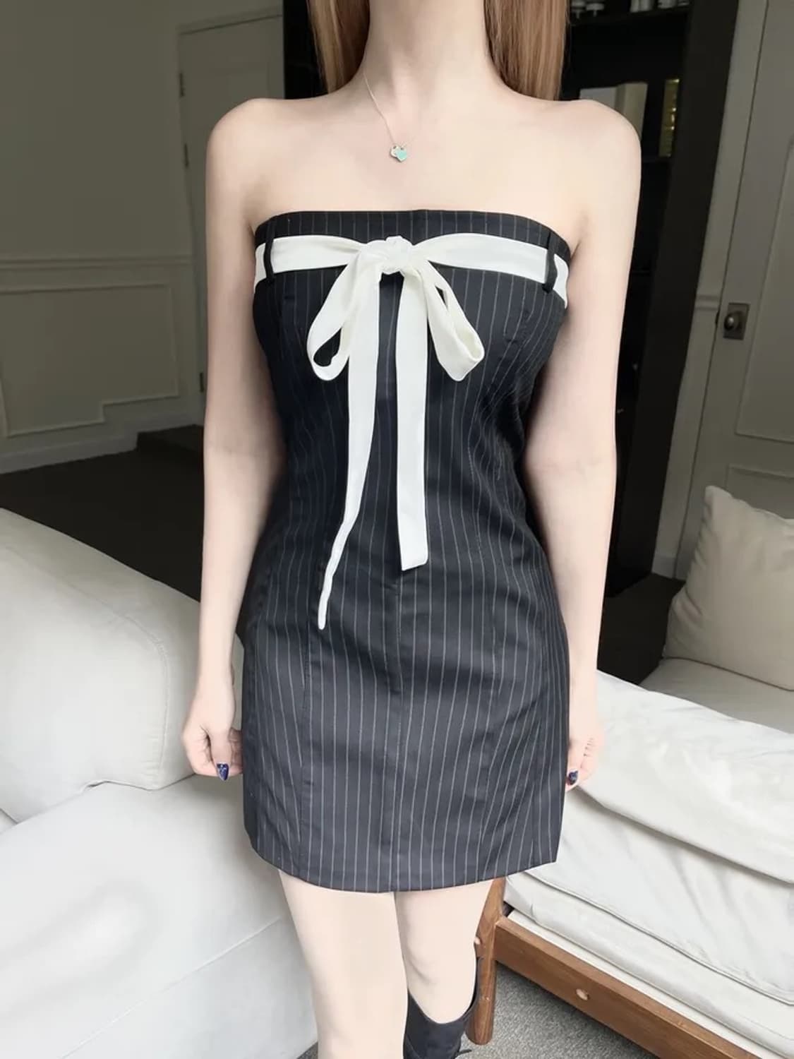 스프라이트 리본 원피스 상품이미지2