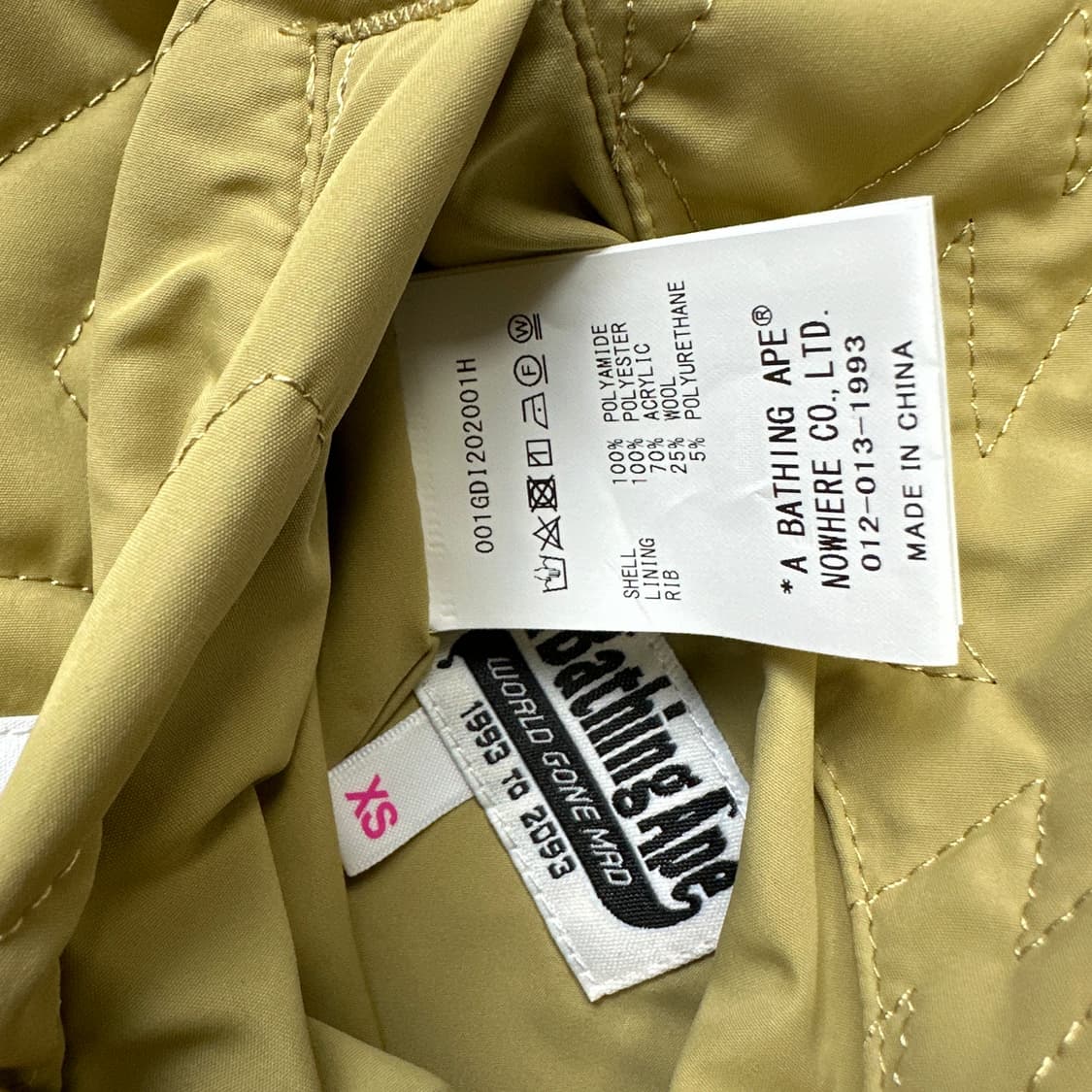 BAPE 22SS 베이프 리버시블 바시티 자켓 상품이미지9