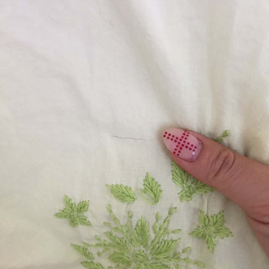 연두색 여름 블라우스 상품이미지3