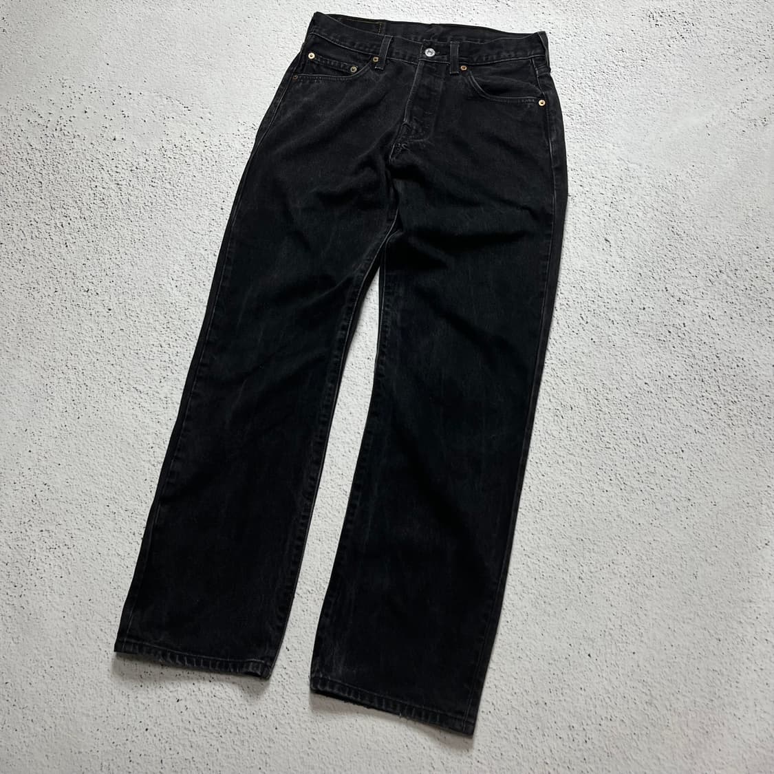 00s Levi's 501 Original Fit Black Denim  상품이미지4