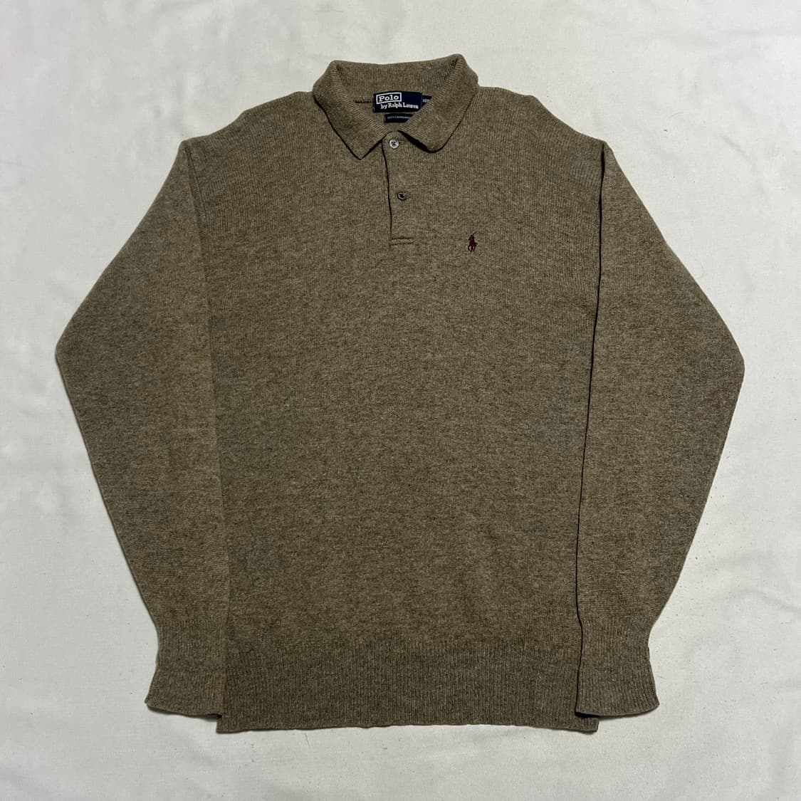 100 폴로랄프로렌 램스울 카라넥 니트 상품이미지2