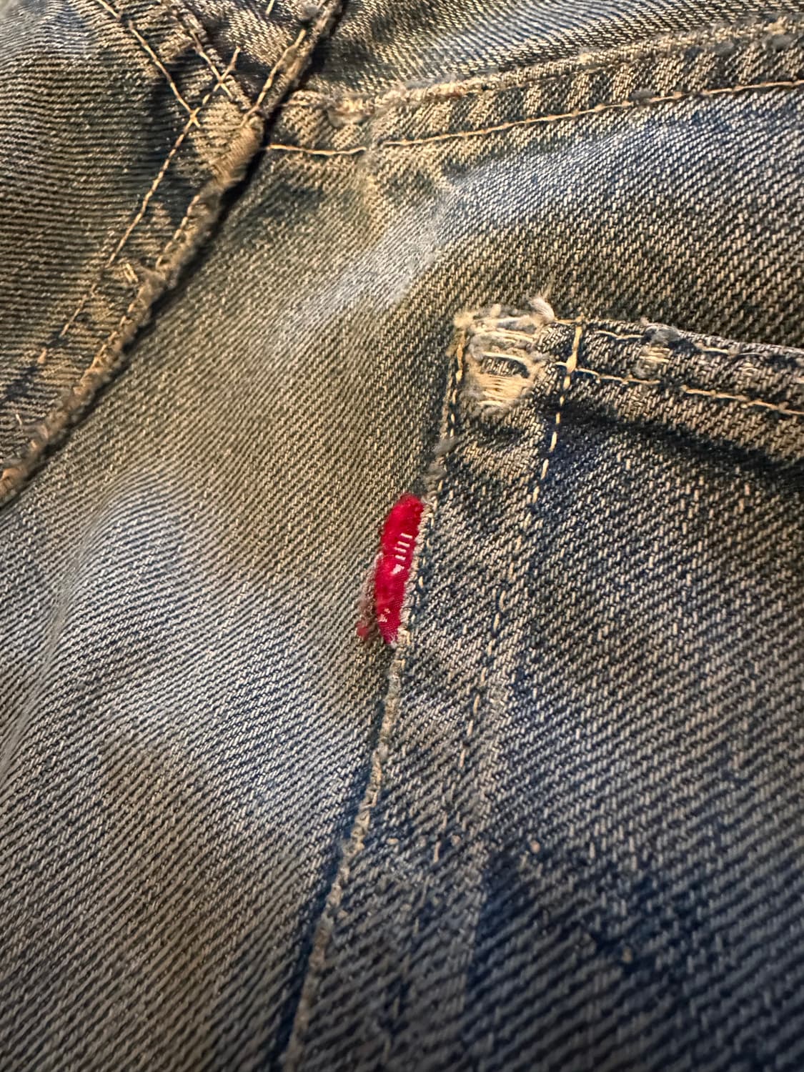 50s USA LEVIS 501XX SELVEDGE DENIM PANTS 상품이미지9