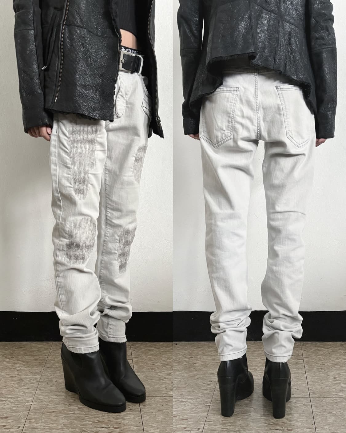 발망 디스트로이드 사치코 그런지 바이커데님 상품이미지1