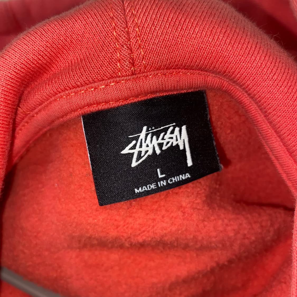 스투시 킹 레게머핀 후드티 핑크 L 상품이미지5