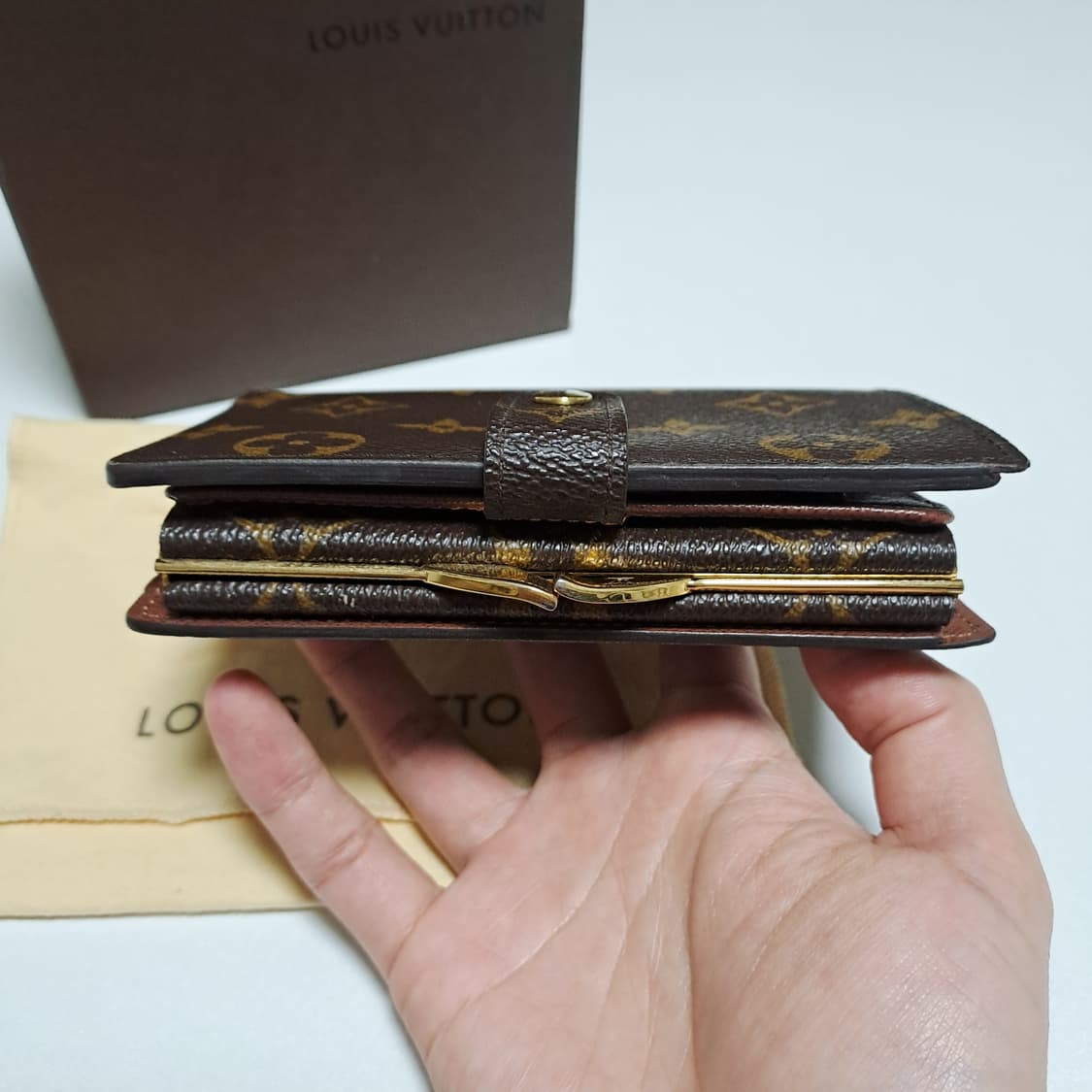 [100%/정품] 루이비통 모노그램 프렌치 퍼스 중지갑, 루이비통지갑 상품이미지8
