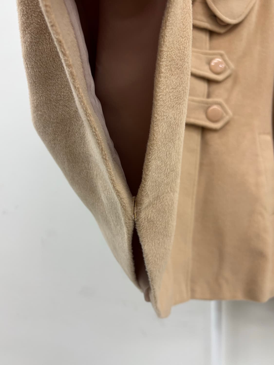 빈티지 베이지 케이프 망토 판쵸 하프 코트 갸루 상품이미지4