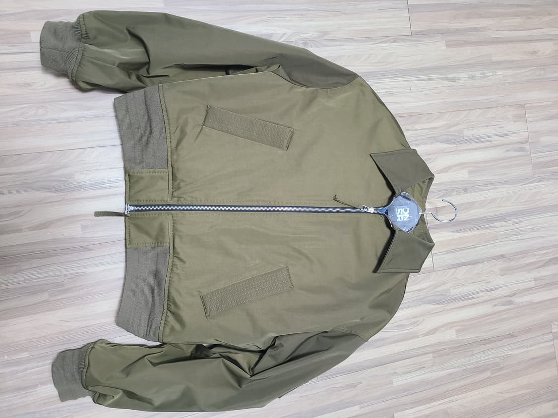 디앤에스알 dnsr 플라이트 크롭 MA-1 카키 L사이즈 상품이미지4