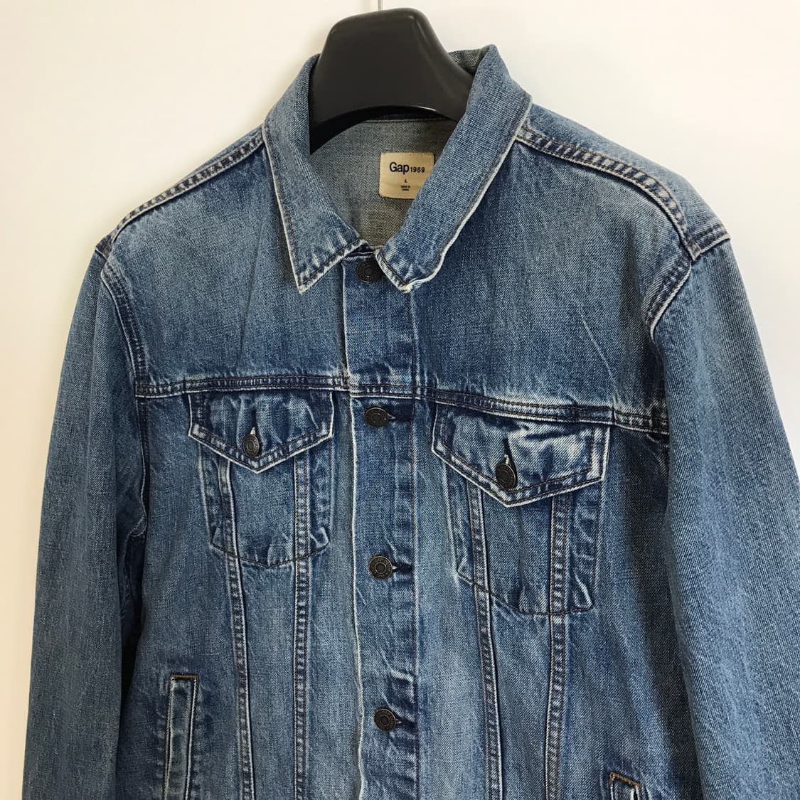 GAP 갭 워시드 트러커 데님자켓 USA [L] 상품이미지2