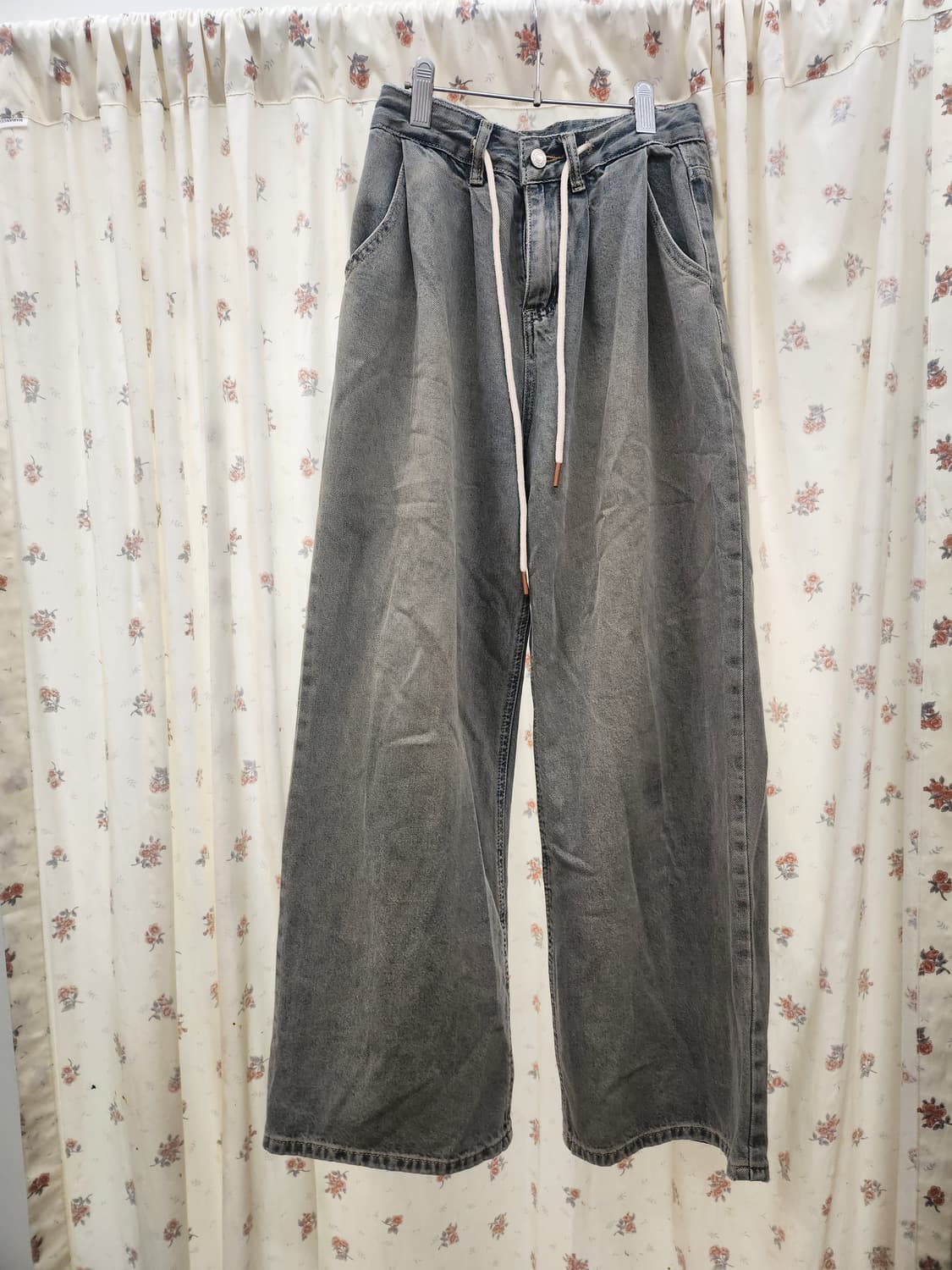 (지구샵) 데님팬츠  핏 루즈핏  상품이미지1