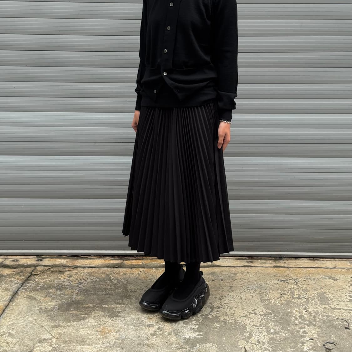 Pleated Black Skirt 상품이미지8