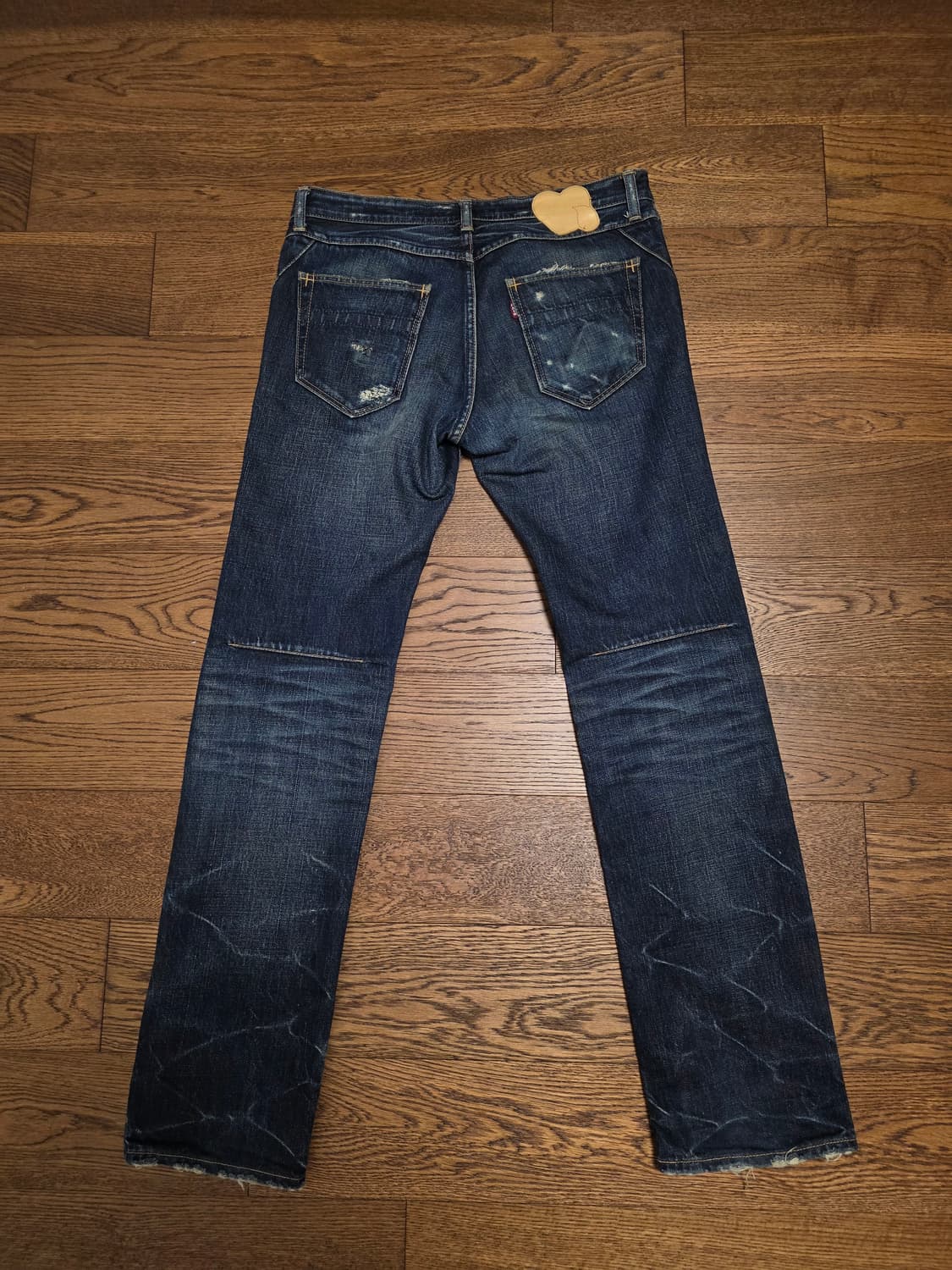 넘버나인 07ss 허니콤 데님 상품이미지1