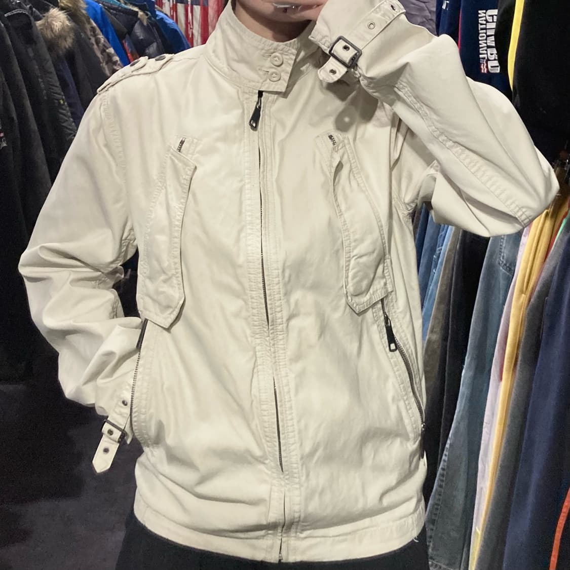  [IM]디젤 필드자켓 자켓 아이보리 상품이미지3